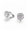 Mariell Cubic Zirconia Clip Earrings