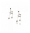 Spinningdaisy Silver Plated Ottava Earrings