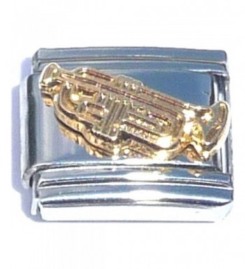 NewCharms CT1021 Trumpet Italian Charm