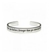 Braver Believe Stronger Smarter Bracelet