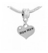 Charm Heart Dangle Spacer Bracelet