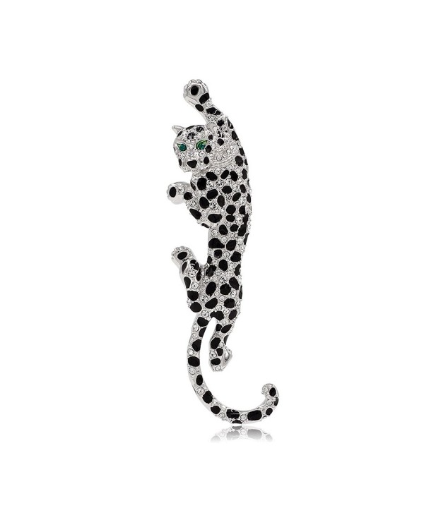 Kemstone Silver Leopard Animal Jewelry