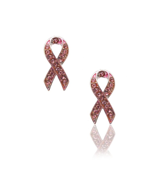 Spinningdaisy Breast Cancer Awareness Earrings