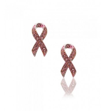 Spinningdaisy Breast Cancer Awareness Earrings