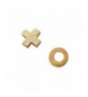 Spinningdaisy Handcrafted Brushed Metal Earrings