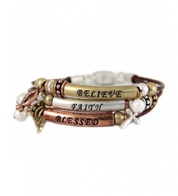 4030854 Believe Blessed Bracelet Knotted