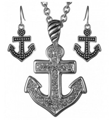 Necklace Nautical Rhinestones Jewelry Nexus