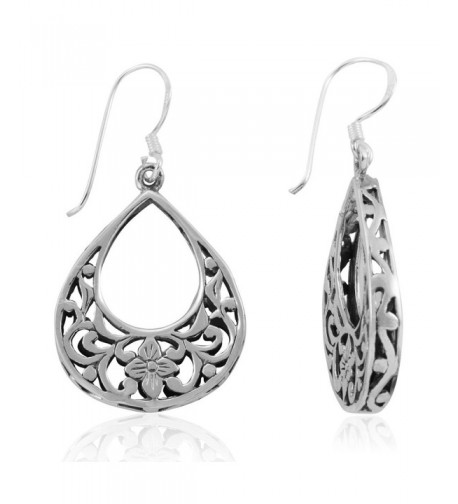 Sterling Silver Inspired Filigree Teardrop