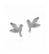 Doting Flight Textured Sterling Earrings