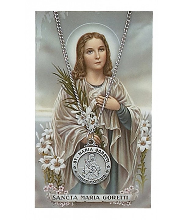 Adult Pewter Goretti Necklace Prayer