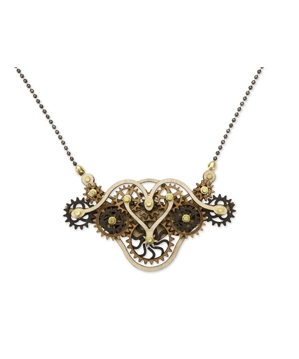 ComputerGear Steampunk Necklace Kinetic Moving