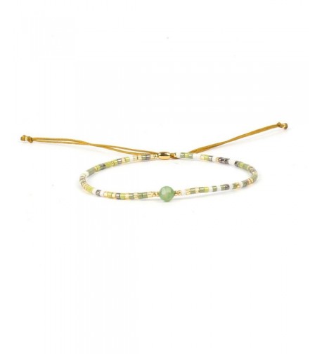 KELITCH Beaded Yellow Friendship Bracelets