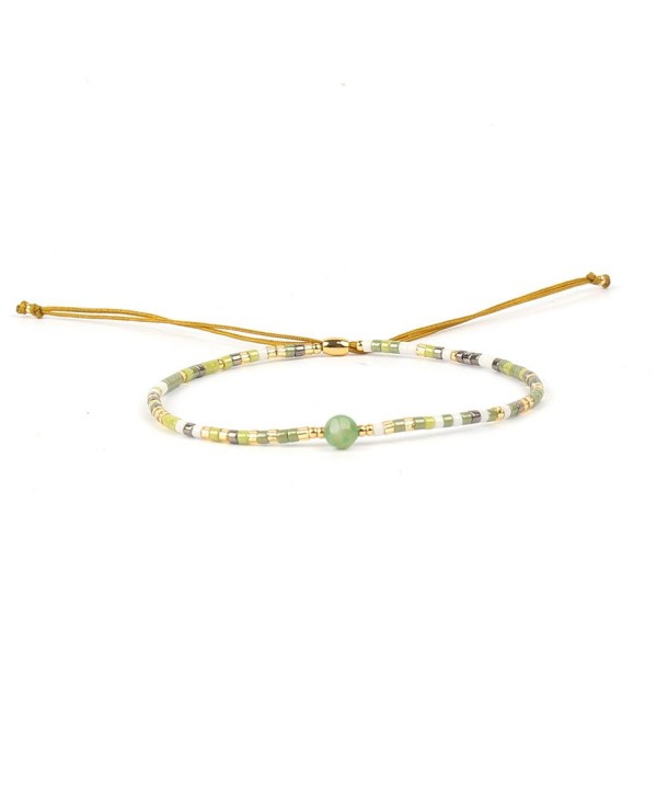 KELITCH Beaded Yellow Friendship Bracelets