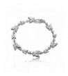 Simulated Rhinestone Butterfly Bracelet Jewelry