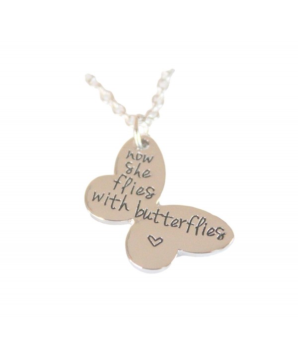 Butterflies Necklace Butterfly Memorial Keepsake