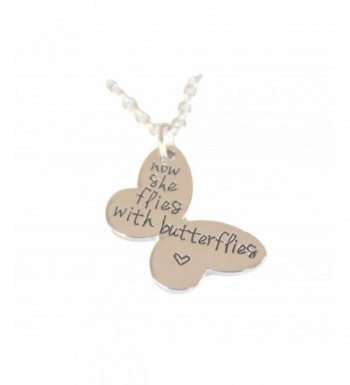 Butterflies Necklace Butterfly Memorial Keepsake