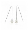 Liuanan Sterling Threader Elegant Earrings