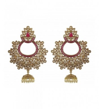 MUCHMORE Fashion Crystal Earrings Bollywood