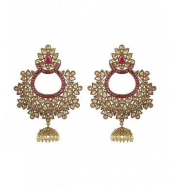 MUCHMORE Fashion Crystal Earrings Bollywood