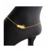 Kitty Charm Pendant Anklet gold plated silver