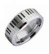 Tungsten Carbide Wedding Keyboard Polished