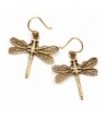 Filigree Dragonfly Earrings Thailand Jewelry