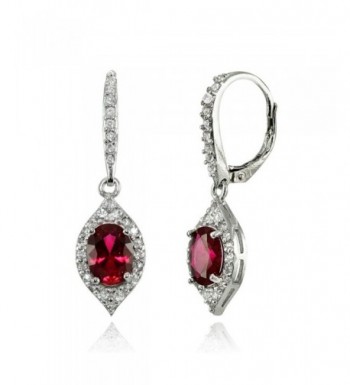 LOVVE Sterling Silver Created Earrings