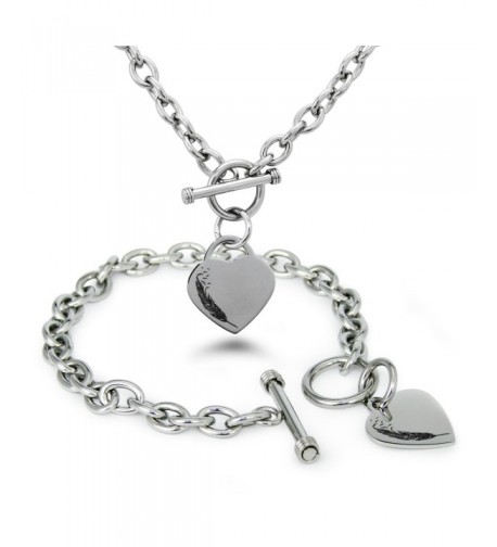 Stainless Steel Feather Bracelet Necklace