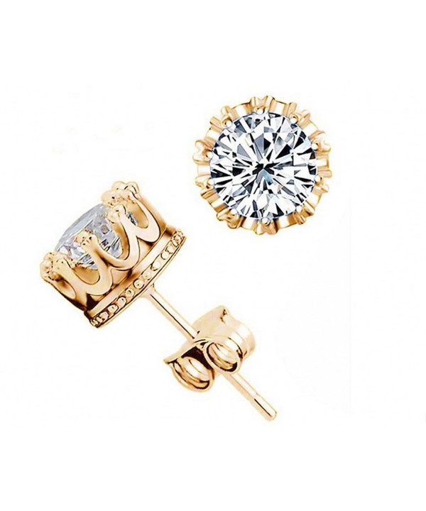 Shally Womens Plated Zirconia Earrings