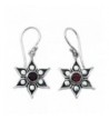 NOVICA Sterling Earrings Accents Poinsettias