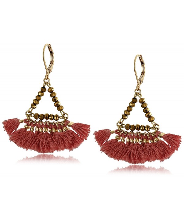 SHASHI Lilu Red Drop Earrings