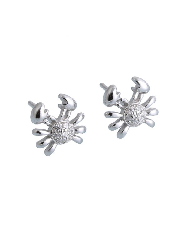 Helen Lete Rhinestone Sterling Earrings