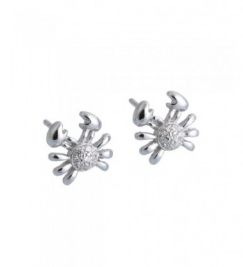 Helen Lete Rhinestone Sterling Earrings