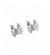 Helen Lete Rhinestone Sterling Earrings