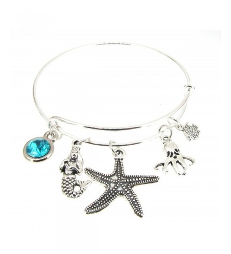 Mermaid Bracelet Expandable Octopus Starfish