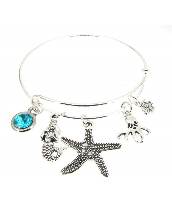 Mermaid Bracelet Expandable Octopus Starfish