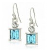 1928 Jewelry Silver Tone Crystal Earrings