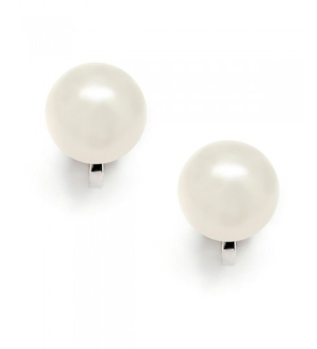 Mariell Ivory Shell Pearl Earrings