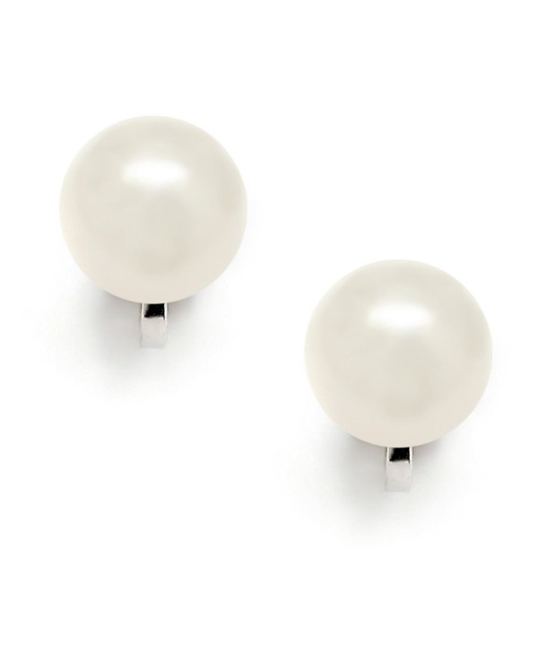 Mariell Ivory Shell Pearl Earrings