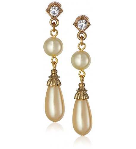 1928 Jewelry Essentials Gold Tone Earrings