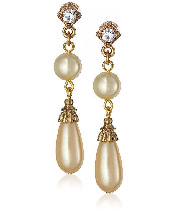 1928 Jewelry Essentials Gold Tone Earrings