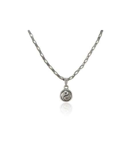 Stainless Yin Yang Pendant Necklace