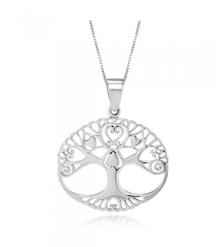 Sterling Silver Filigree Pendant Necklace