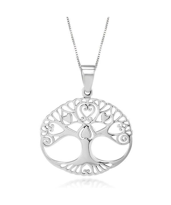 Sterling Silver Filigree Pendant Necklace