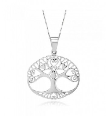 Sterling Silver Filigree Pendant Necklace