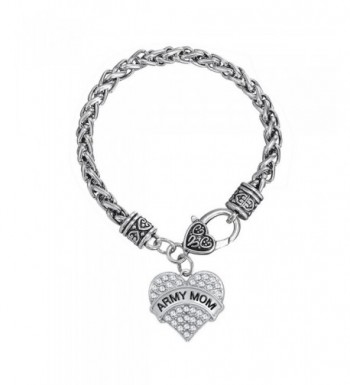 Clear Crystal Heart Bracelet Jewelry