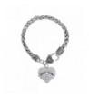 Clear Crystal Heart Bracelet Jewelry