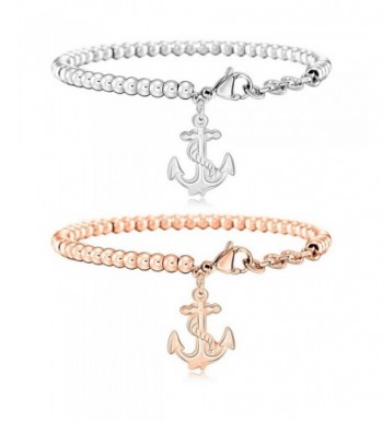 MOWOM Silver Stainless Bracelet Nautical