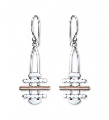 NOVICA Sterling Earrings Accents Horizon