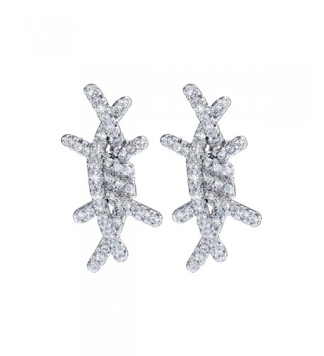 Earrings OKAJEWELRY Passion Crawlers Zirconia